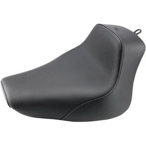 Saddlemen 800-01-0021 Heels Down Solo Seat - Plain - Black for 00-06 Softail