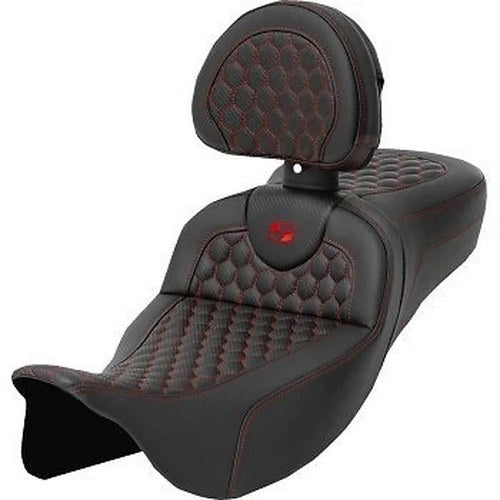 Saddlemen 808-07B-190B4 Honeycomb Roadsofa™ Seat- FLH/FLT '08-'23