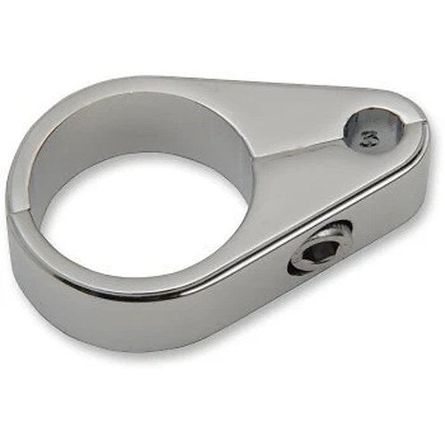 Drag Specialties DS-223041 Chrome 1" Clamp for Single Throttle Cable for Harley