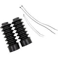 Drag Specialties 0406-0095 Black Fork Boots for 39mm x 7" Long