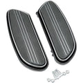 Drag Specialties Black Sweeper Floorboards for Flst & Harley Touring