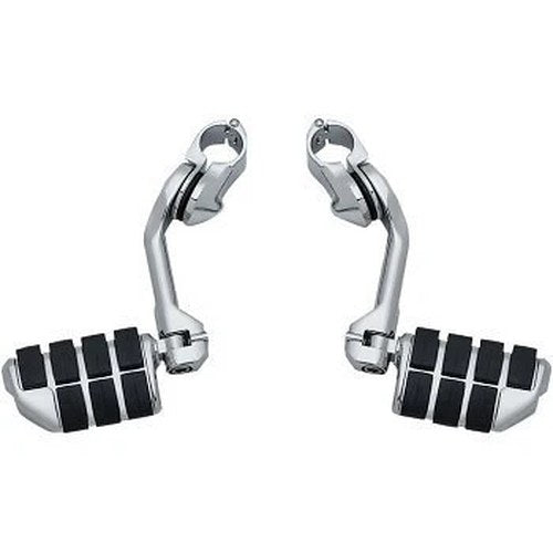 Kuryakyn 4529 Dually Cruise Pegs for Use with Fairing Lowers 1-1/4" Highway Bar