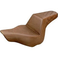 Saddlemen Brown Step-Up Seat Rear Lattice Stitch for Harley Breakout 13-17 Fxsb
