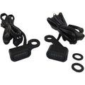 Drag Specialties Black Smoke LED Handlebar Marker Lights for Sportster 04-21