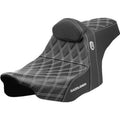 Saddlemen SC82307DB6 Pro Series Sdc Performance Seat w/ Backrest White Stitch