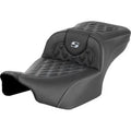 Saddlemen 823-07-18405 RoadSofa Seat Extended Reach Silver Lattice Stitch 23-24