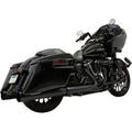 Bassani Xhaust 1F745B 4-1/2" Slip-On Mufflers- Black