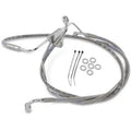 Drag Specialties 1741-2631 Front +6" Extended Length Stainless Steel Brake Line