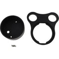 Drag Specialties 2210-0562 Tee-Bar Gauge Mounts- Gloss Black - For OEM Gauge