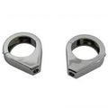 V-Twin 31-0346 Chrome Turn Signal Clamp Kit for 41mm Forks