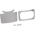 Kuryakyn 3162 Chrome Curved License Plate Frame 99-08 Touring 00-17 Flst