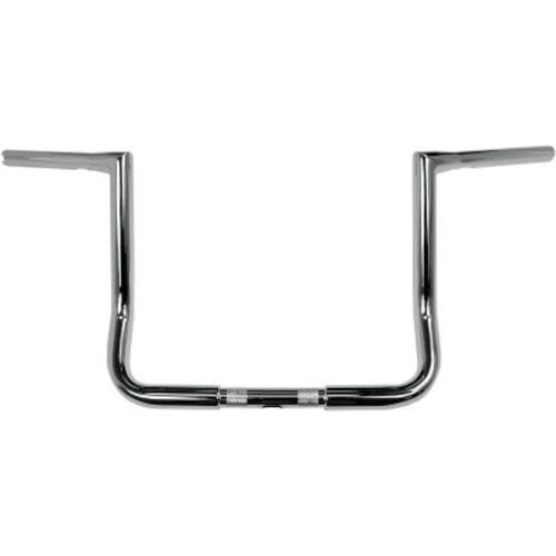 LA Choppers Chrome 1 1/4" Twin Peaks Handlebars 12" Harley Batwing Fairing Flht