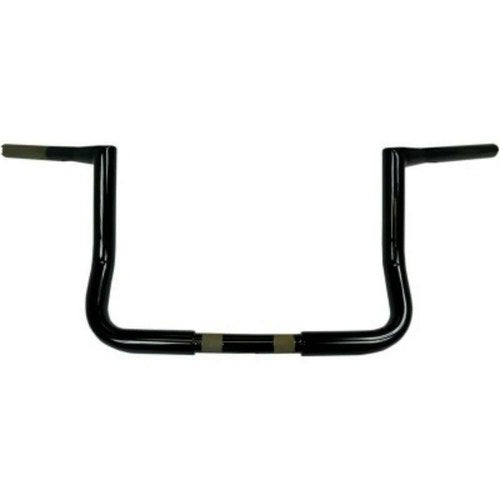 LA Choppers Black 1 1/4" Twin Peaks Handlebars 10" Harley Batwing Fairing Flht