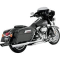 Vance & Hines 16763 Chrome Twin Slash Slip-On Mufflers for 95-16 Touring