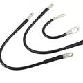 V-Twin 32-1772 Black 3-Piece Starter Cable Set for Flh 65-84