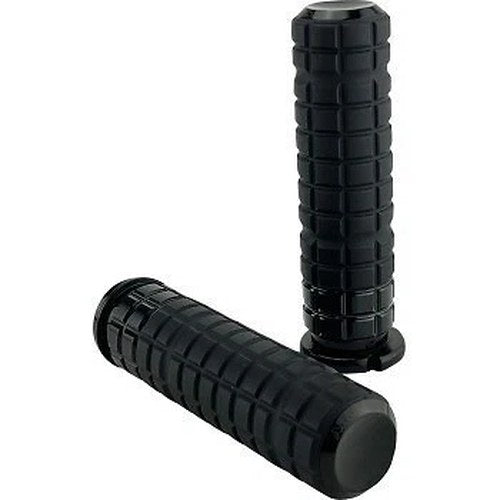 Arlen Ness 500-000 Black Speedliner Hand Grips for Harley Cable Op Throttle
