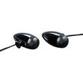 Kuryakyn 2504 Gloss Black Amber/Smoke LED Mini Bullet Lights for Motorcycles