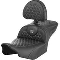 Saddlemen 0801-1750 Roadsofa Backrest Seat Gray Stitch Harley FLTR/FLHX '23-'24
