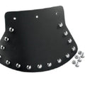 Drag Specialties DS-393703 9.5" x 6.5" Mud Flap Chrome Studs Studded