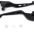 V-Twin 26-0801 Black Drilled Clutch Brake Lever Set for Touring 14-16