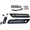 Custom Dynamics CD-SBL-DC-SB Black Saddlebag Latch Dual Color LED Lights