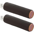 Arlen Ness 07-905 Titanium Gray Knurled Male Mount Foot Peg for Harley Davidson