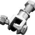Drag Specialties DS-253483 Chrome Passenger Foot Peg Bracket - Male Mount Harley