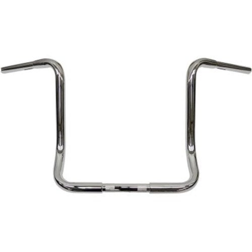 LA Choppers Chrome 1 1/4" Ape Hanger Handlebars 14" Harley Batwing Fairing Flht