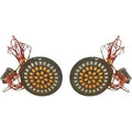 Custom Dynamics GEN-4-AR2-1156 1156 Rear Amber/Red Cluster for Bullet Style