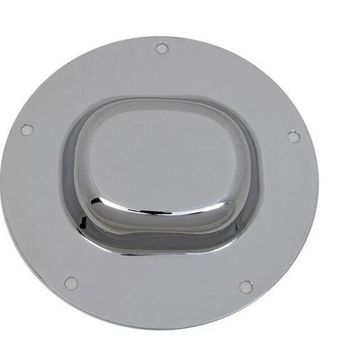V-Twin 42-1387 Chrome Nostalgic 5-Hole Derby Cover for Twin Cam