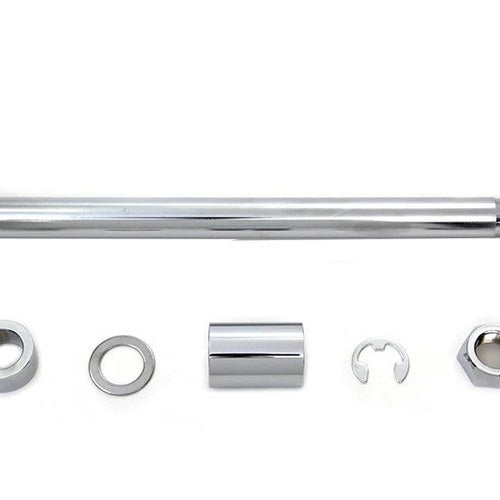 V-Twin 44-0713 Chrome Rear Axle Kit for Dyna Fxd 08-17