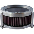 Trask Raw Machined Assault Charge High Flow Air Cleaner Kit for Harley M8 17-24