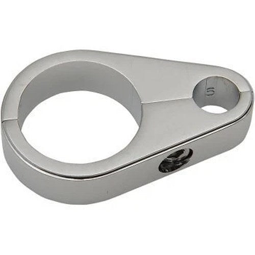Drag Specialties DS-223043 Chrome Cable Clamp for Clutch Cable 1-1/8" Bar/Frame