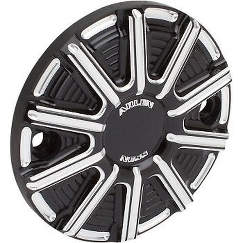 Arlen Ness 700-010 Black Machined 10-Gauge Timer / Points Cover Harley M8 17-23