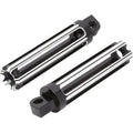 Arlen Ness 06-114 Black 10-Gauge Male Mount Foot Pegs for Harley