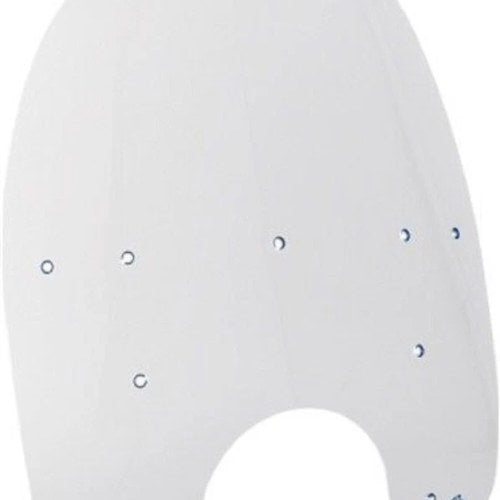Memphis Shades 19" Clear Replacement Plastic Harley Flsts Fxsts Springer Detatch