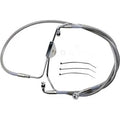 Drag Specialties 1741-2625 Extended Length +4" Stainless Steel Brake Line Kit