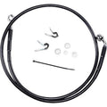 Drag Specialties 1741-2529 +6" Extended Length Black Vinyl Brake Line Kit