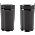 Arlen Ness 20-033 Fork Boot Covers- Black Smooth for 14-23 Touring
