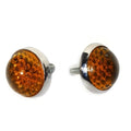 V-Twin 37-8894 Amber Glass License Plate Frame Reflector Bolts - Sold in Pairs