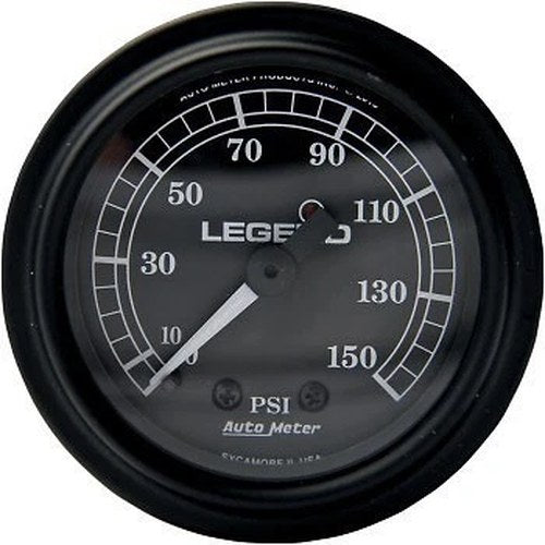 Legend Suspension 2212-0484 Black Fairing Mounted LED Backlit Psi Gauge