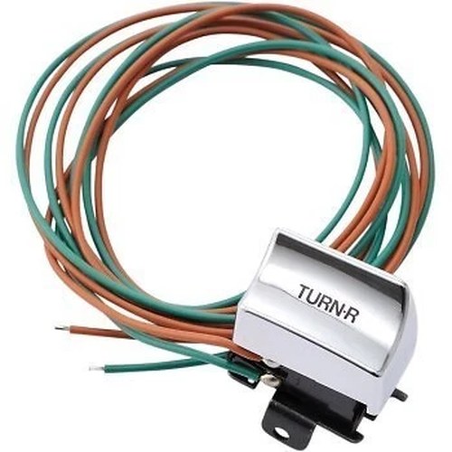 Drag Specialties DS-272256A Chrome Right Turn Signal Switch for Harley 82-95