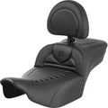 Saddlemen 823-07-205B0 RoadSofa Seat Extended Reach w/ Backrest Tuck N Roll
