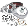 S&S Cycle 170-0303B Chrome Teardrop Air Cleaner Kit for Harley Twin Cam