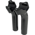 Drag Specialties 0602-0352 Black 5.5" Pull Back Buffalo Billet Handlebar Risers