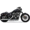Cobra 6031 Chrome 3" Slashcut Slip-On Mufflers for 14-22 Sportster