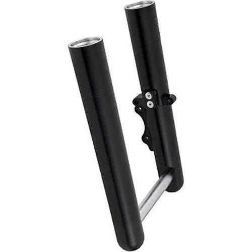 Arlen Ness 40-513 Smooth Black Dual-Disc Hot Legs Fork Legs for 14-21 Touring