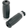 Drag Specialties 0630-0594 Black Rubber Vintage Style Hand Grips for Cable Op