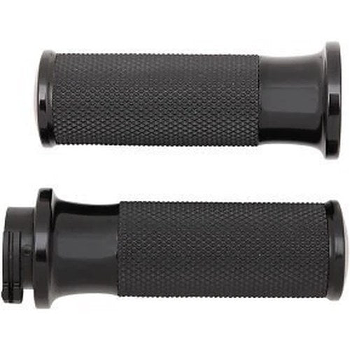 Fusion Smooth Grips Black Smoothie Grips for Harley Cable Op