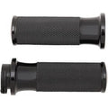 Fusion Smooth Grips Black Smoothie Grips for Harley Cable Op